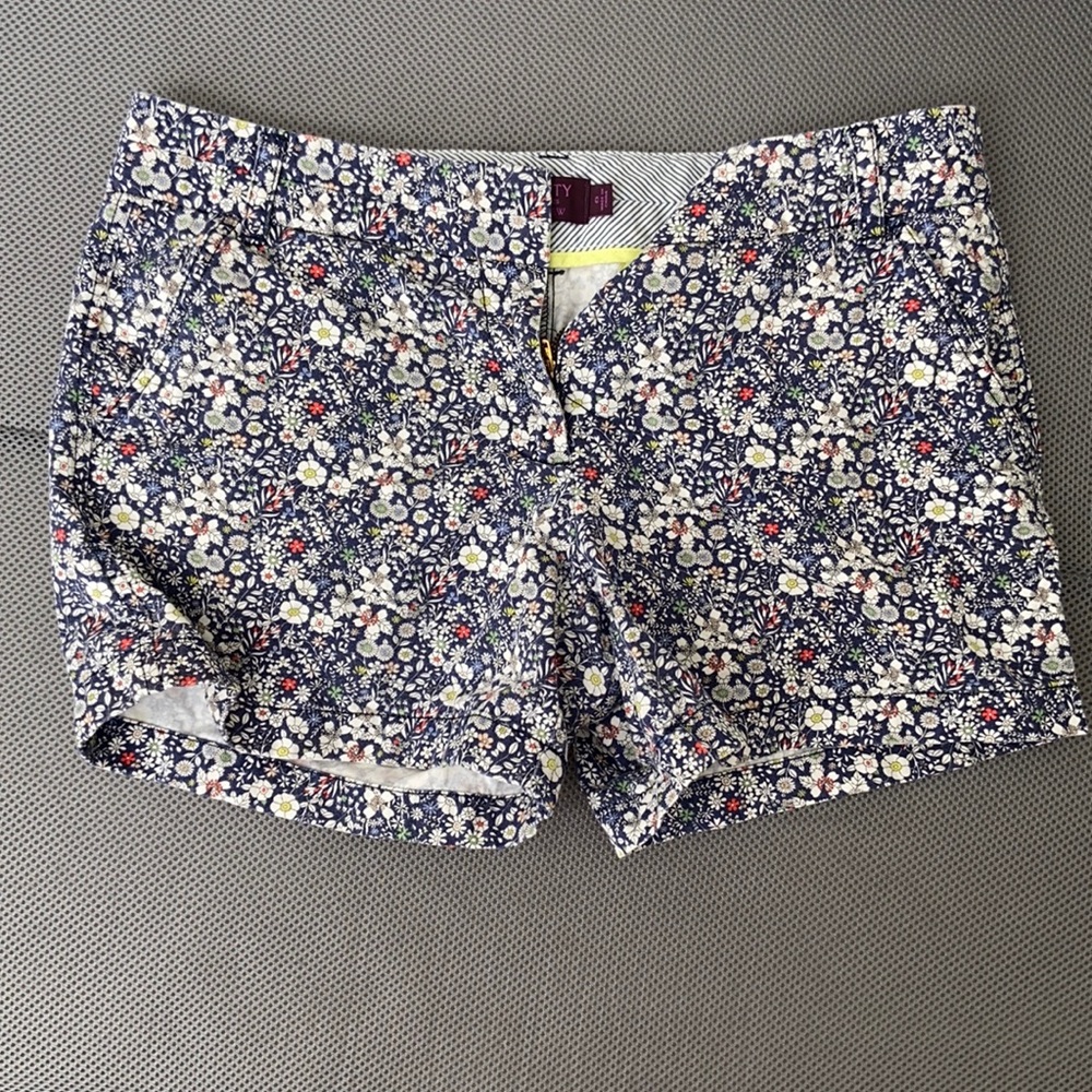 EUC J Crew with Liberty shorts